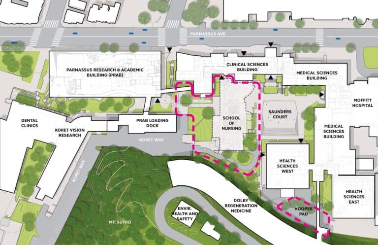 Site map of project area